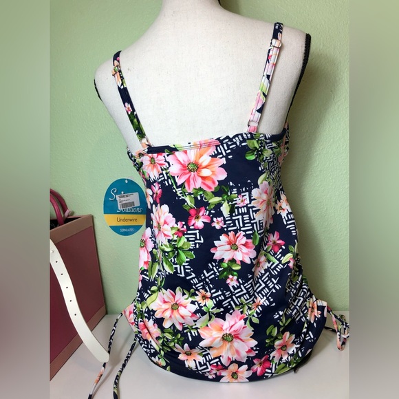 Swim Solutions Tankini Top - Picture 4 of 7